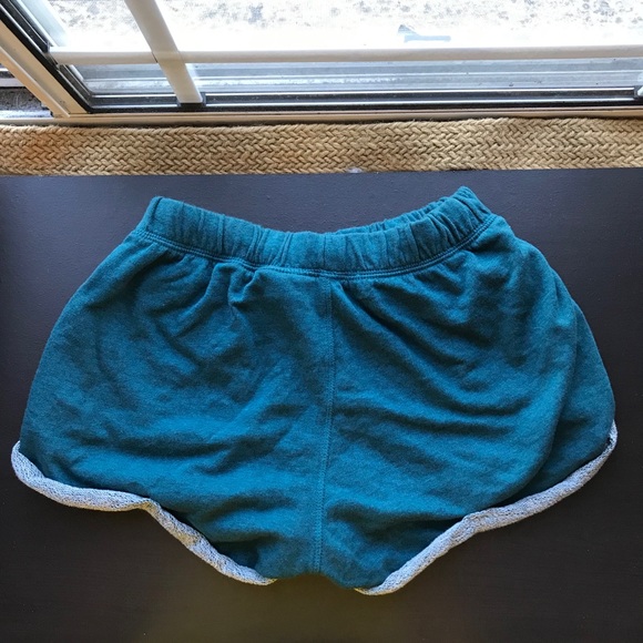 H&M - teal comfy shorts - Picture 2 of 5